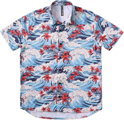 Loose riders party aloha waves - mtb shirt