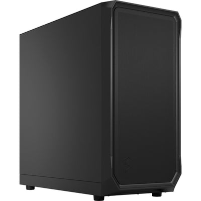 Fractal design focus 2 black solid midi tower behuizing (zwart | 2x usb-a)