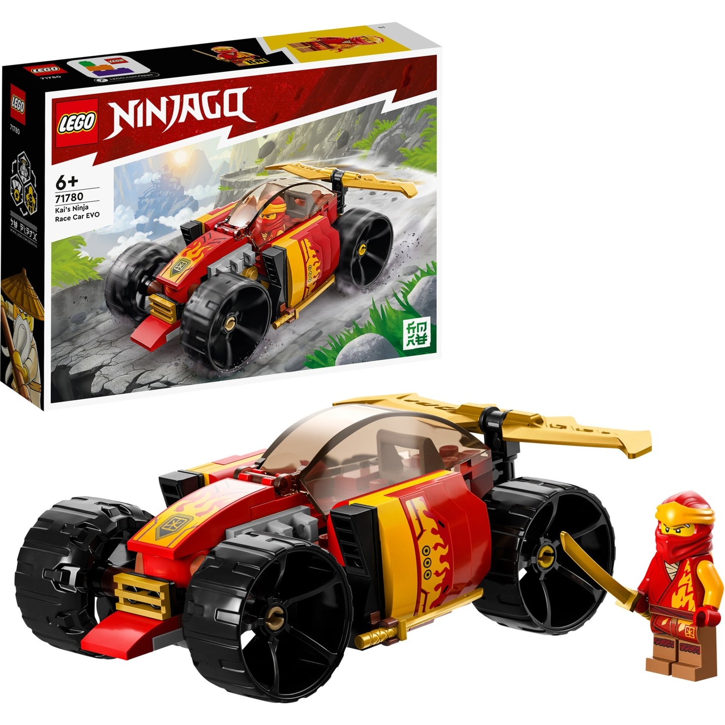 Lego ninjago 71780 kai's ninja racewagen evo