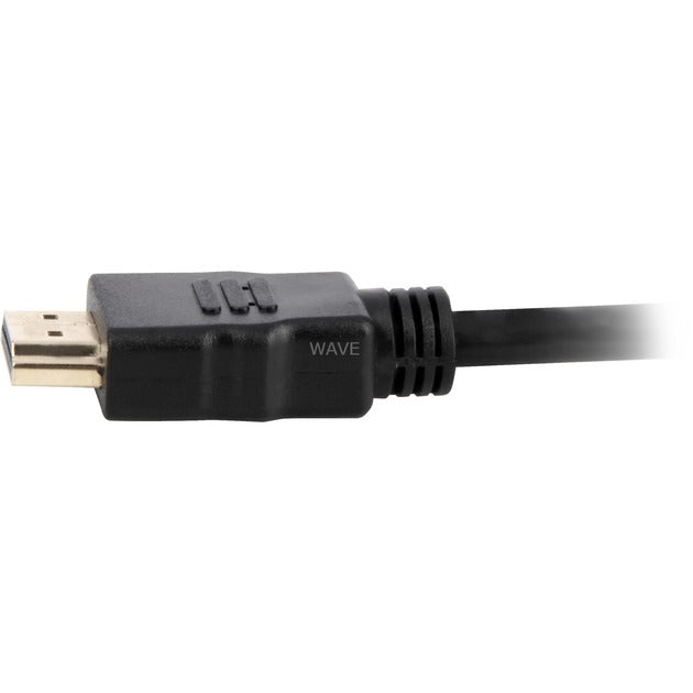 Sharkoon high speed hdmi kabel met ethernet (zwart, 3 meter, 4k, verguld)