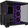 Asus a32 plus midi tower behuizing (zwart | 2x usb-a | 1x usb-c | rgb | tempered glass)
