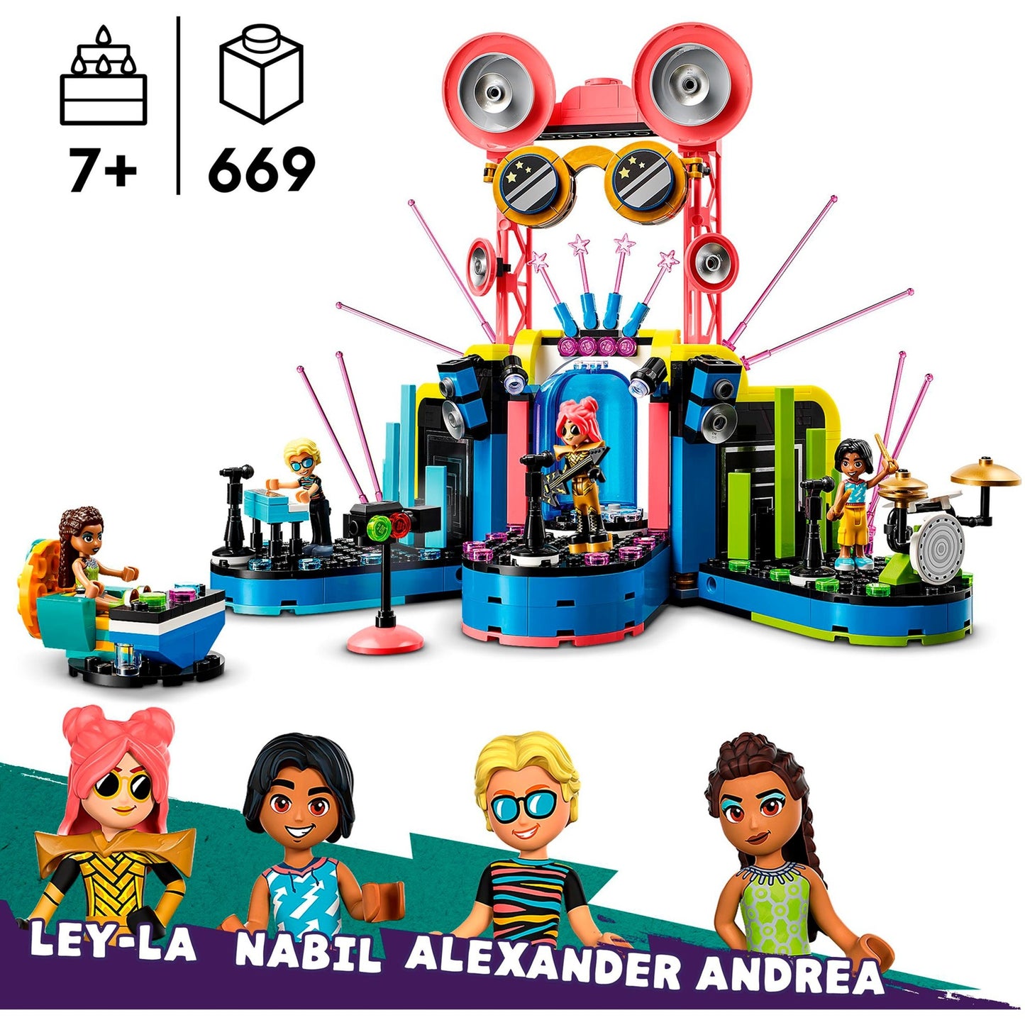 Lego friends - heartlake city muzikale talentenjacht constructiespeelgoed (42616)