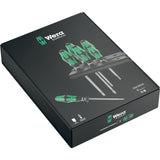 Wera schroevendraaierset 334 335 6 kraftform plus, lasertip met rek (zwart groen, 6-delig) - afbeelding 2