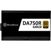 Silverstone da750r-gm gold, modulaire 750 watt voeding (zwart, 4x pcie)