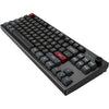 Montech mkey darkness tkl rgb mechanisch toetsenbord (zwart, us lay-out (qwerty), gateron g pro yellow, 80% (tkl), hot-swappable, rgb, pbt)