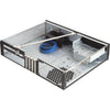 Silverstone ml04b htpc behuizing (zwart | 2x usb-a)