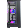 Montech king 45 pro midi tower behuizing (zwart | 2x usb-a | 1x usb-c | rgb | window)
