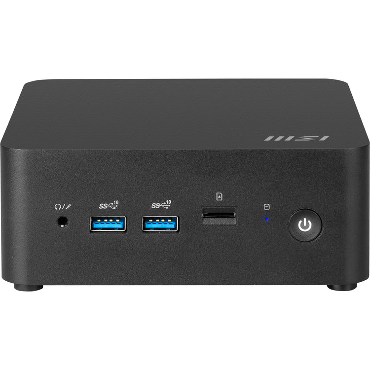 Msi cubi nuc 1mg-001eu mini-pc (zwart | core 7 150u | intel graphics | 16 gb | 1 tb ssd | epeat silver registered)