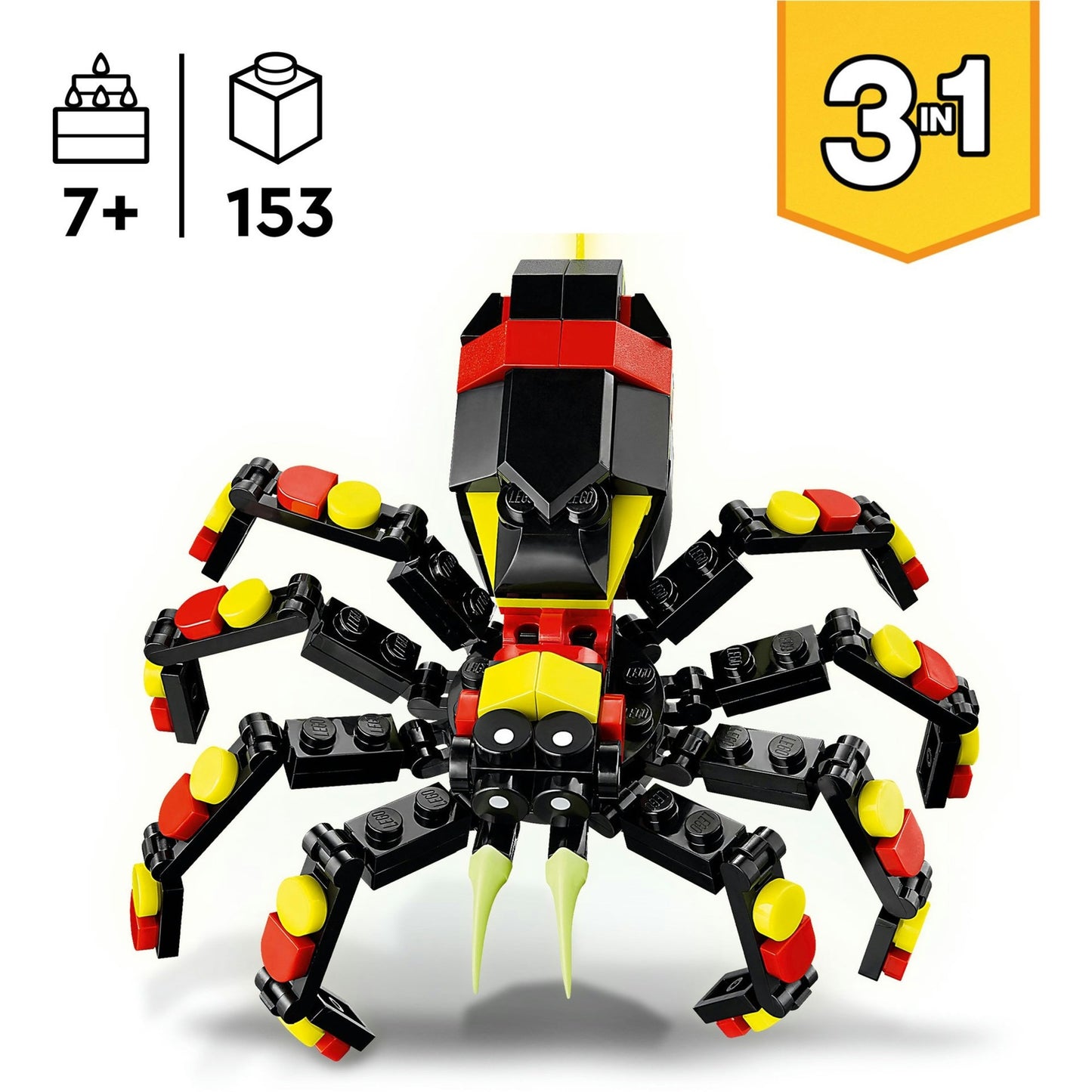 Lego creator 3in1 wilde dieren: spannende spin - 31159