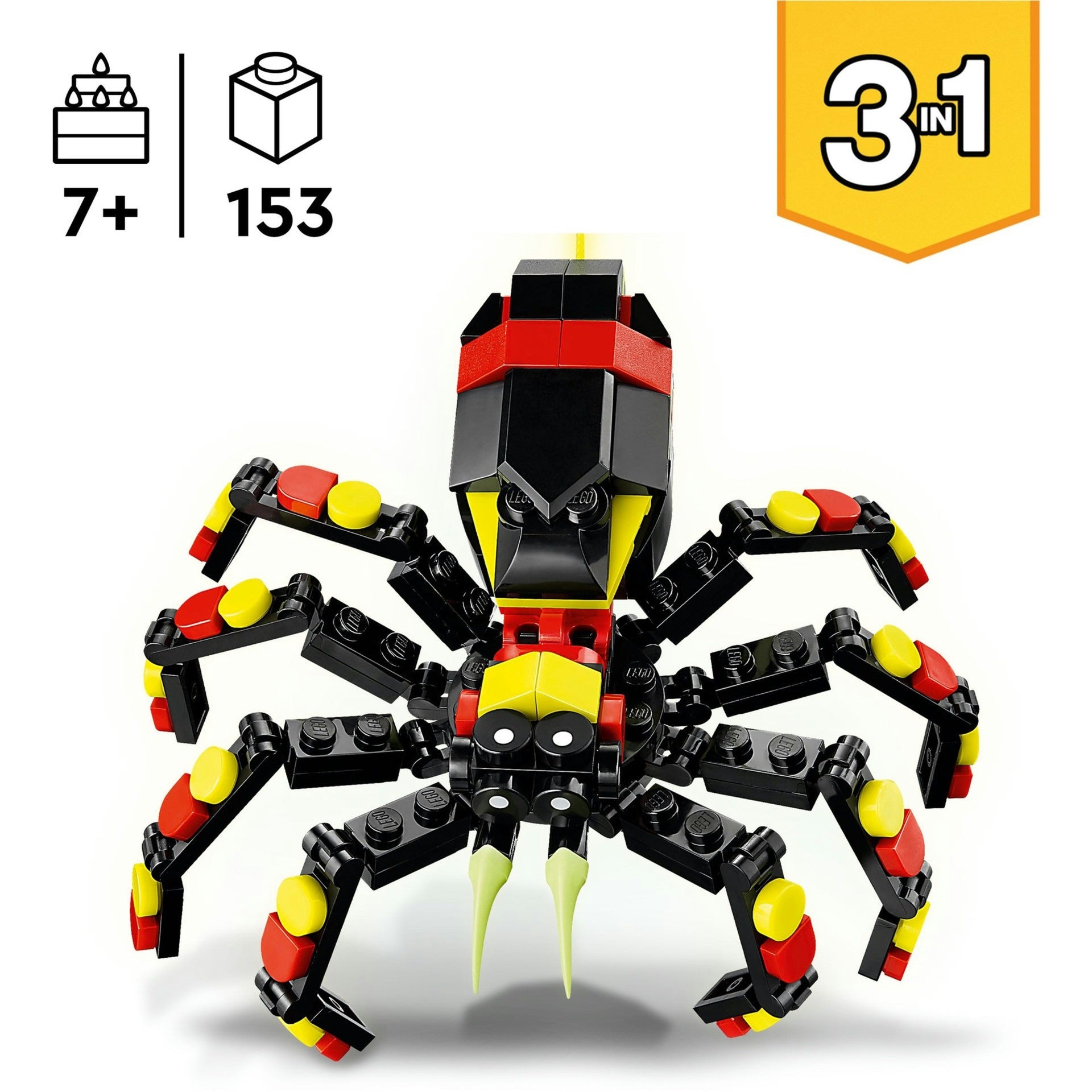 Lego creator 3in1 wilde dieren: spannende spin - 31159