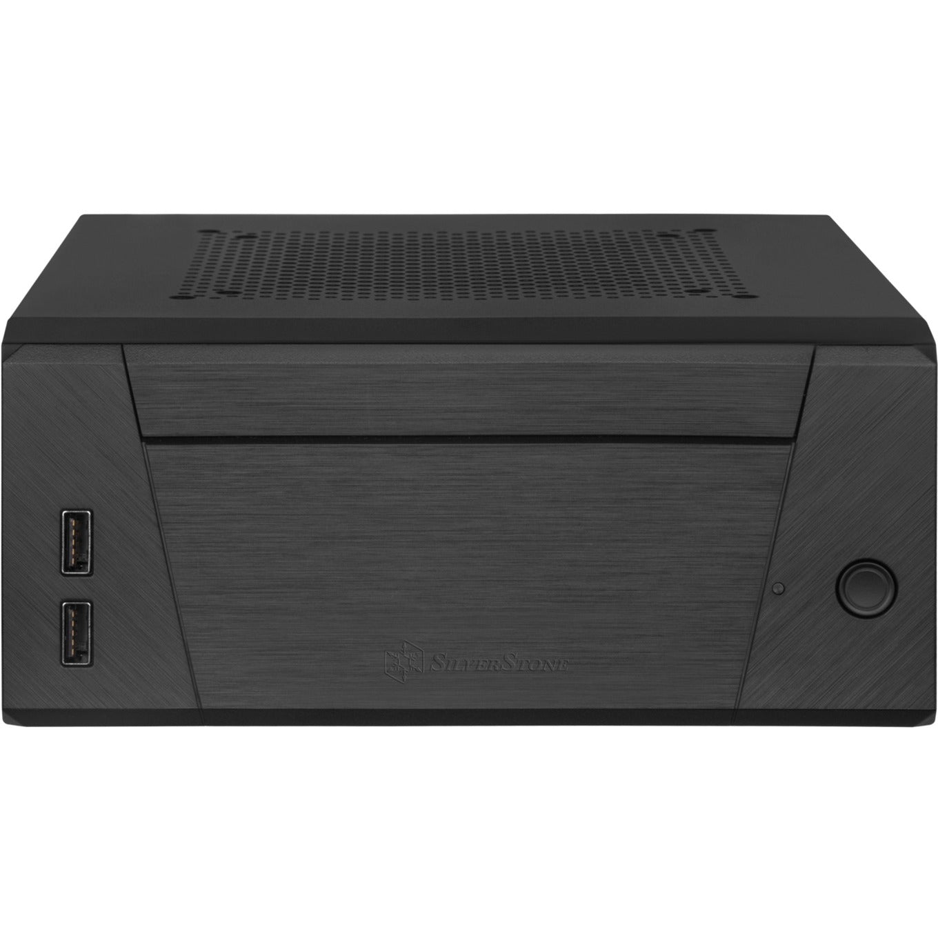 Silverstone sst-ml10b htpc behuizing (zwart | 2x usb-a)