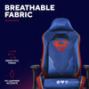 Trust gxt 721sm ruya pro superman gaming stoel (blauw rood)