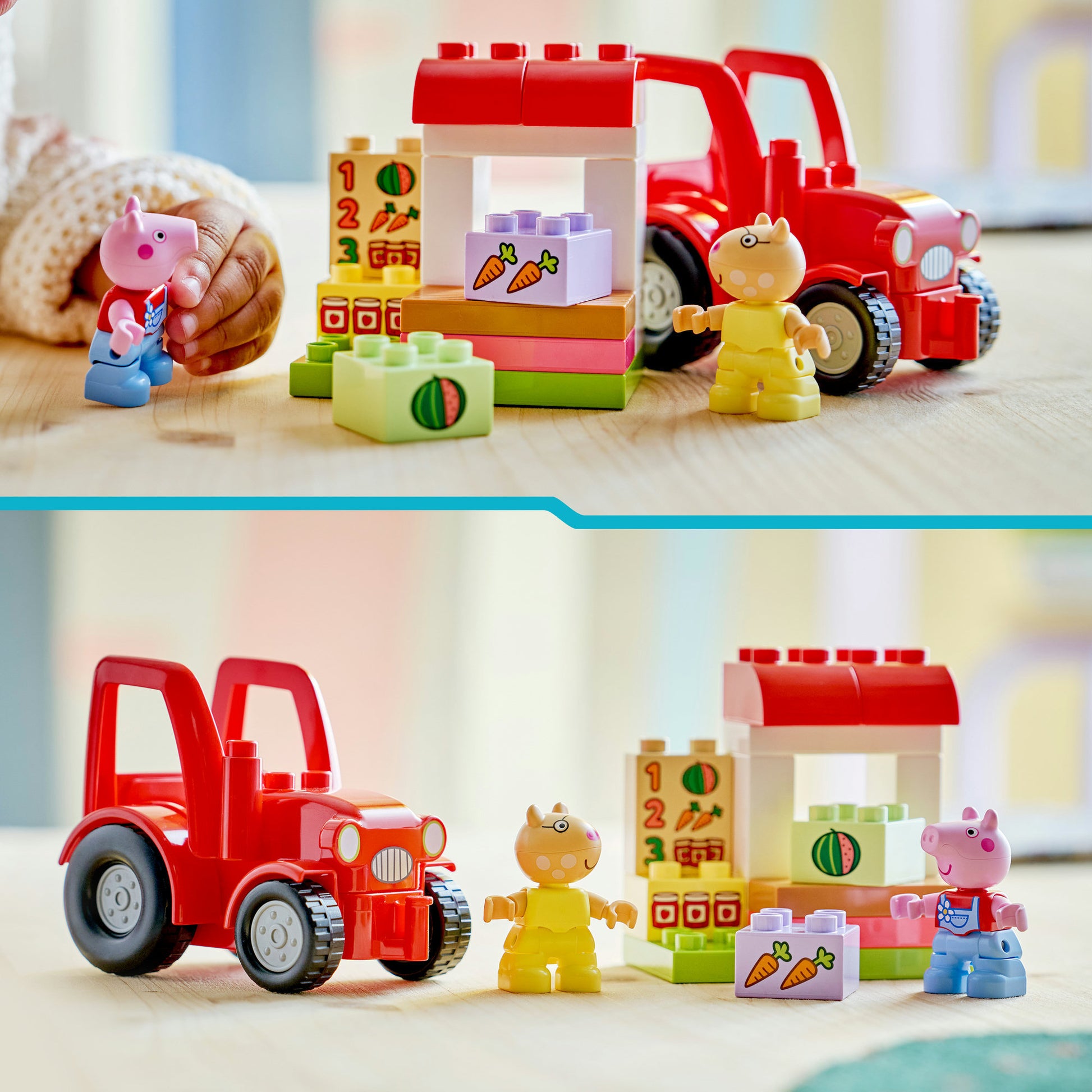 Lego duplo 10468 tractor en marktkraam