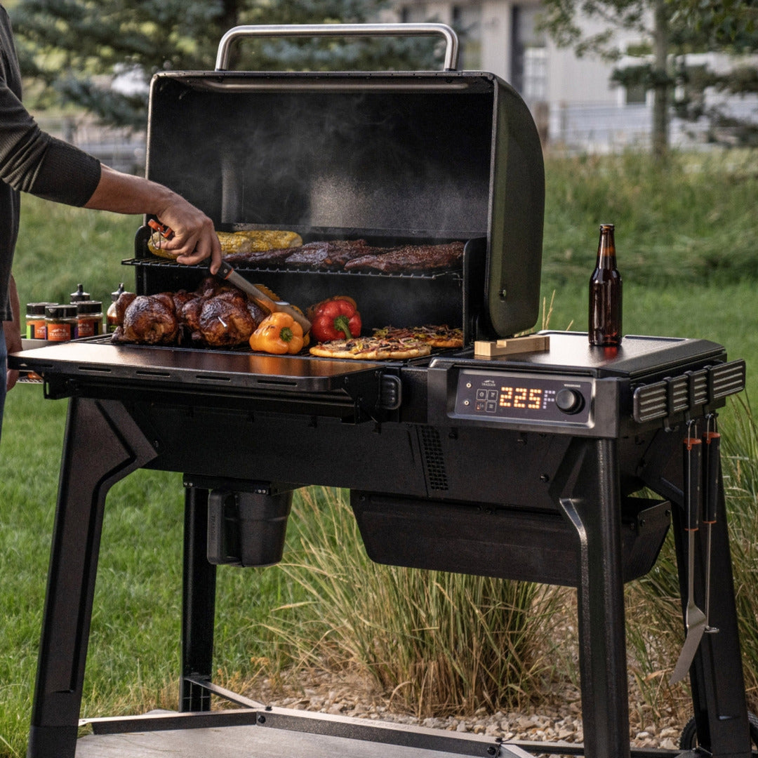Traeger woodridge pellet barbecue (zwart, wifire)
