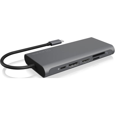 Icy box ib-dk4050-cpd dockingstation (antraciet)