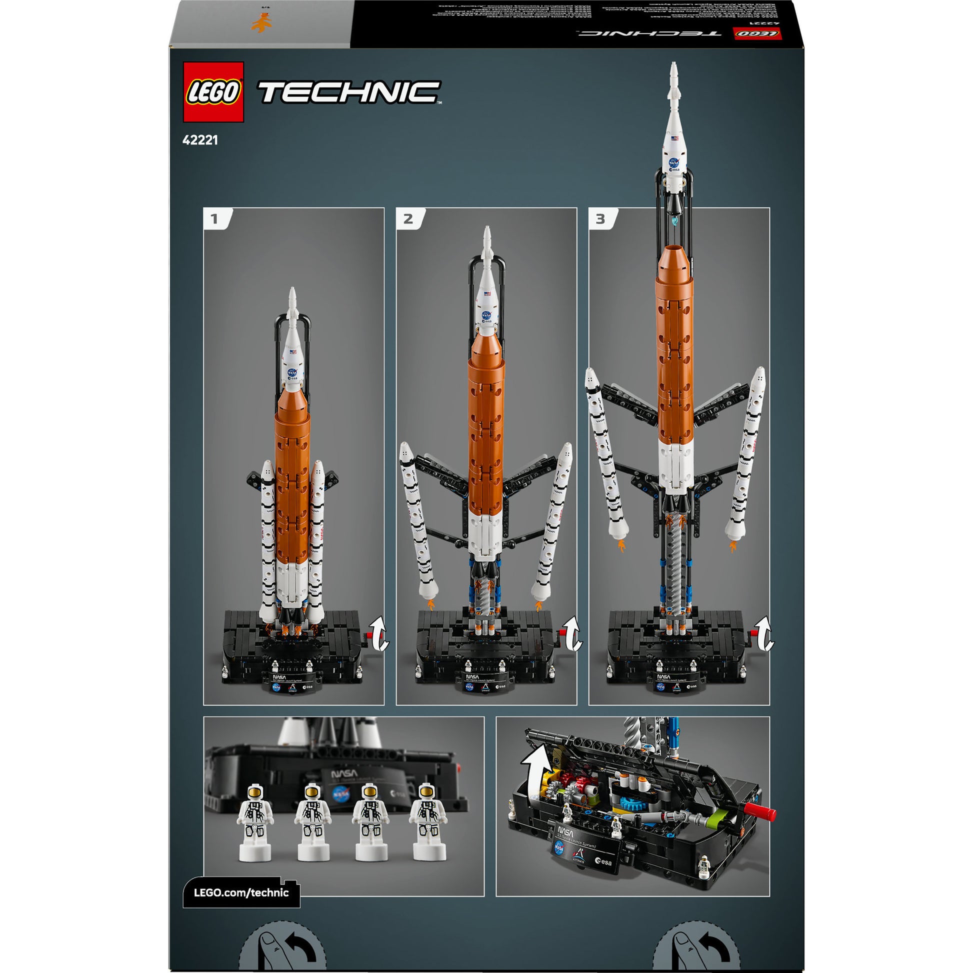 Lego technic - nasa artemis ruimteraket constructiespeelgoed (42221)