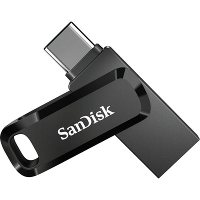 Sandisk ultra dual drive go 128 gb usb-stick (zwart, usb-a 3.2 (5 gbit s), usb-c 3.2 (5 gbit s))