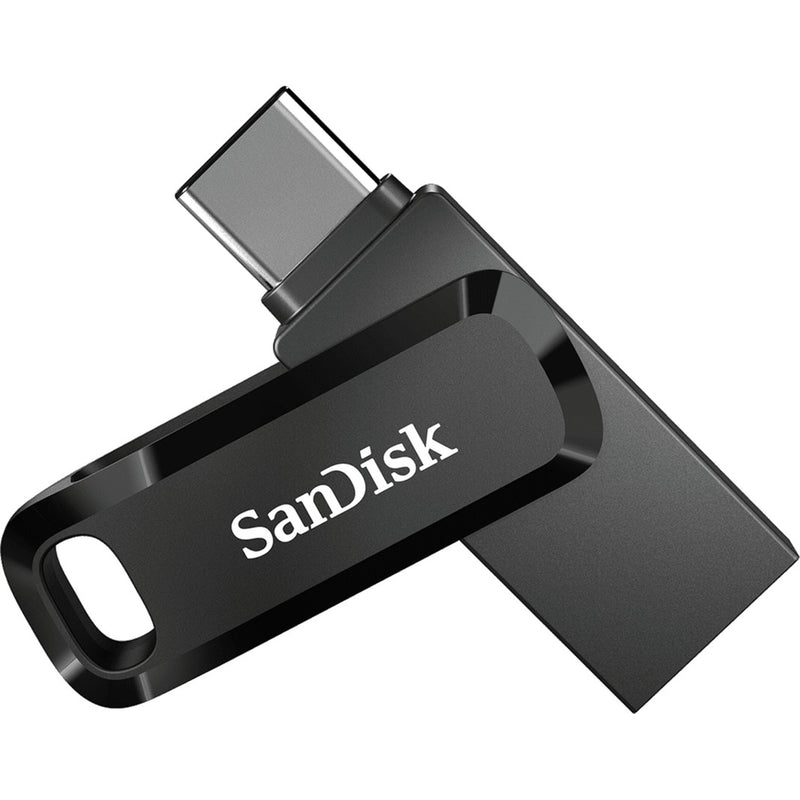 Sandisk ultra dual drive go 128 gb usb-stick (zwart, usb-a 3.2 (5 gbit s), usb-c 3.2 (5 gbit s))
