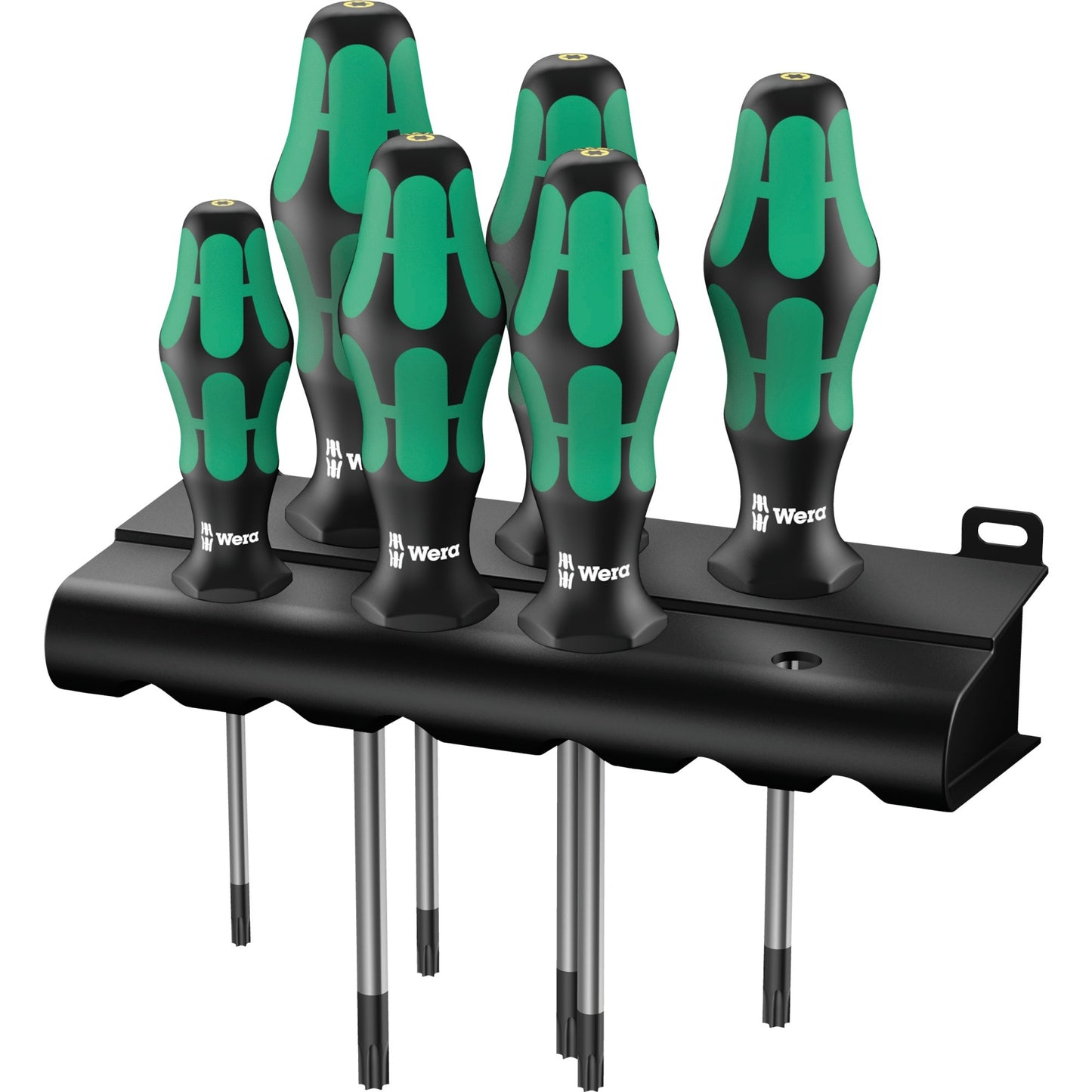 Wera 367 6 schroevendraaierset kraftform plus (zwart groen, 6-delig)