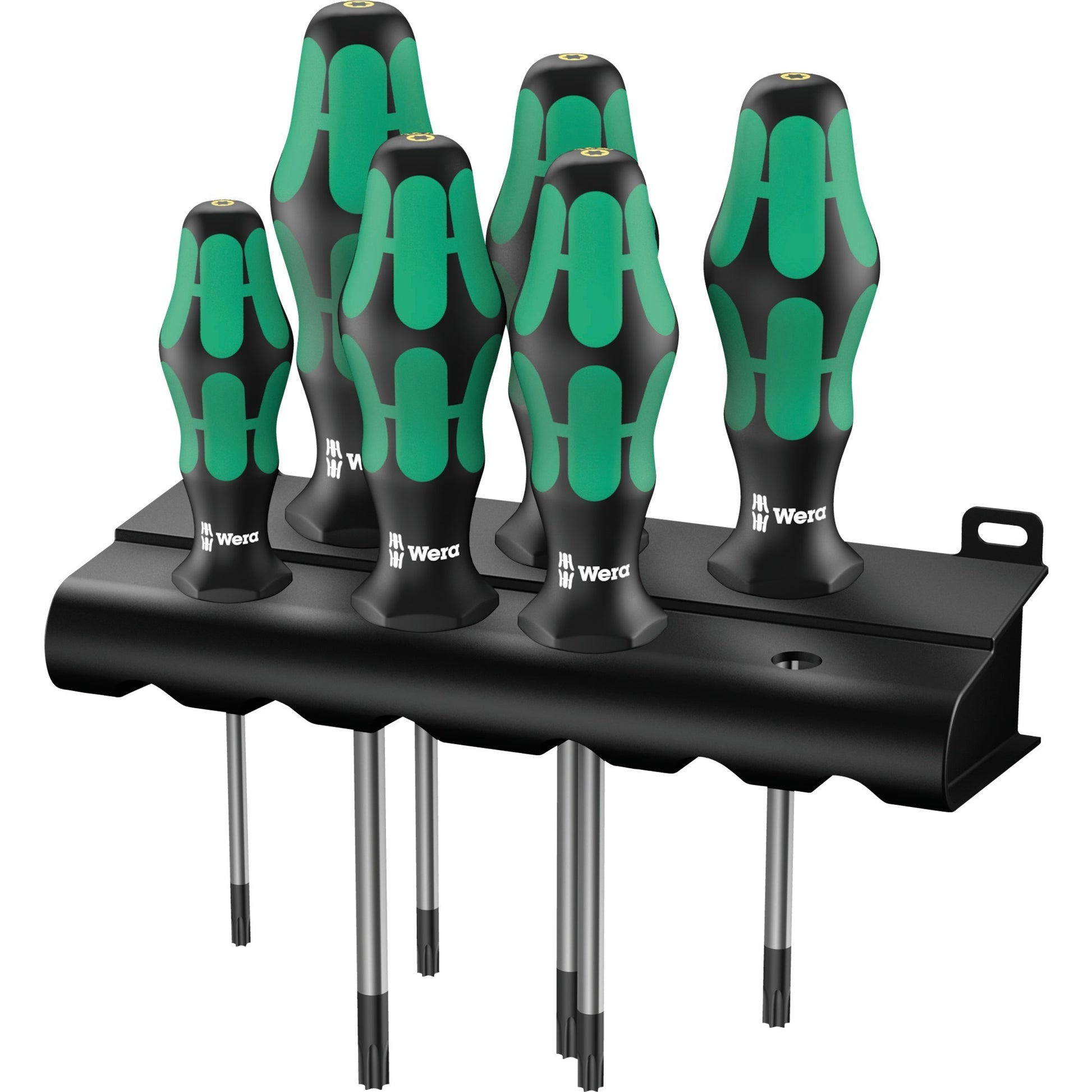 Wera 367 6 schroevendraaierset kraftform plus (zwart groen, 6-delig)