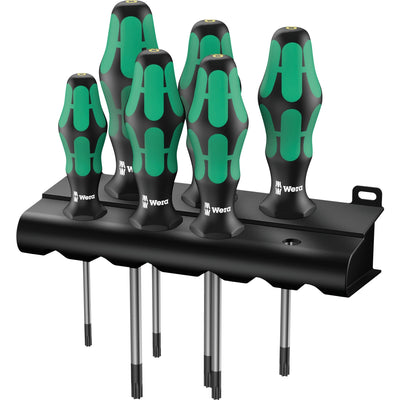 Wera 367 6 schroevendraaierset kraftform plus (zwart groen, 6-delig)