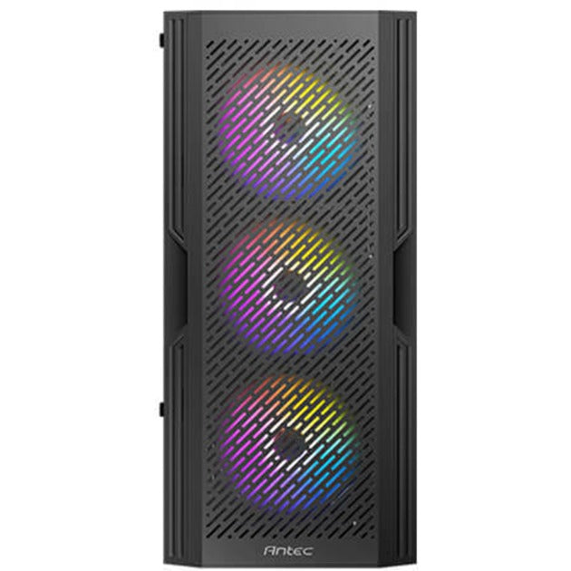 Antec ax20 midi tower behuizing (zwart | 3x usb-a | tempered glass)