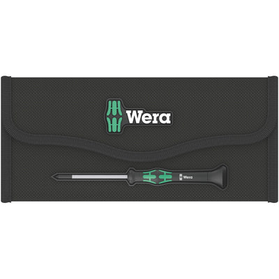 Wera compakt micro 21 esd 1 schroevendraaier (zwart groen, voor elektrische apparaten)