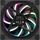 Deepcool fl12r rgb case fans (zwart, 3 stuks, 120 x 120 x 25 mm, pwm) - afbeelding 4