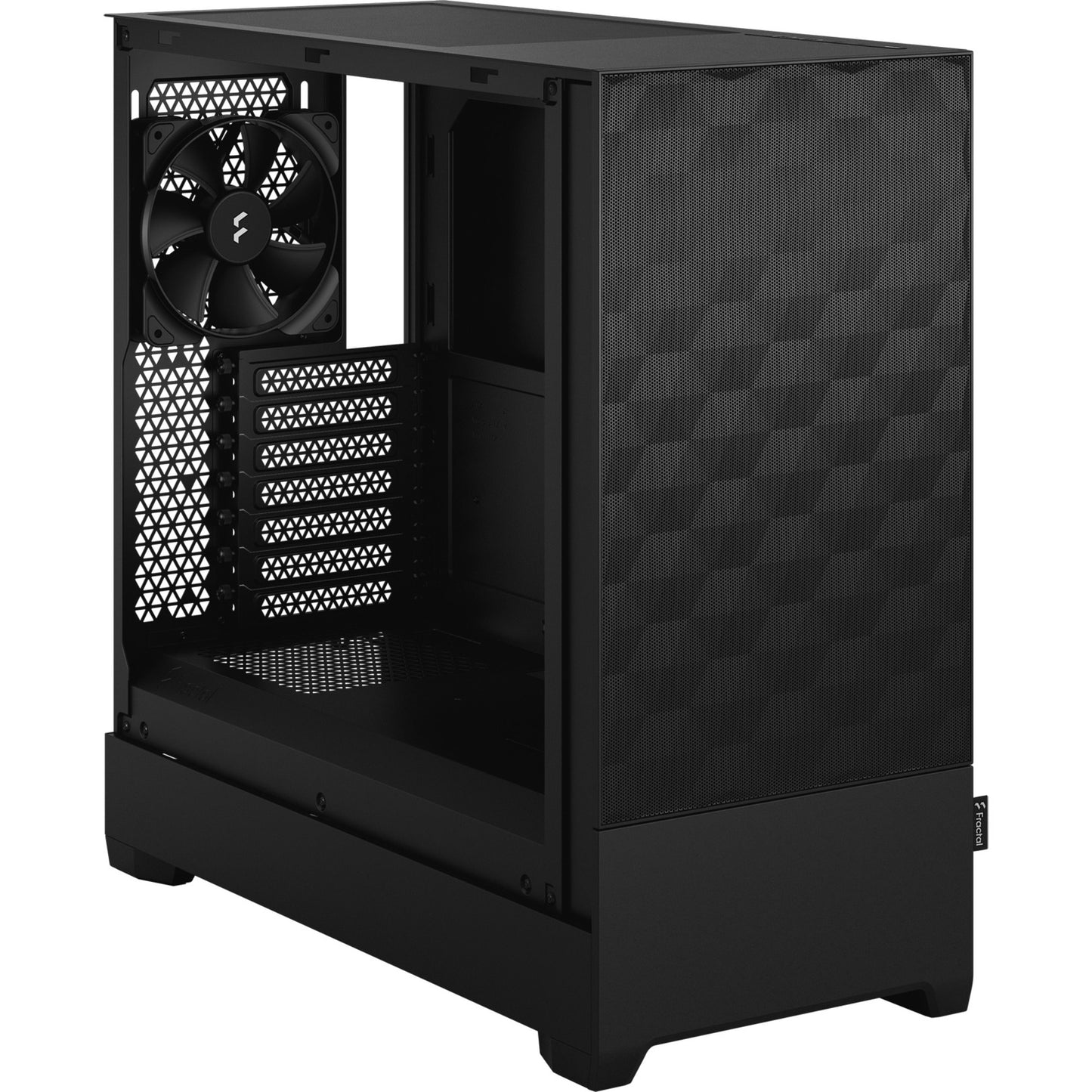 Fractal design pop air midi tower behuizing (zwart | 2x usb-a | tempered glass)