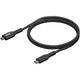 Club 3d usb-c 2.0 naar micro-usb kabel (zwart, 1 meter)