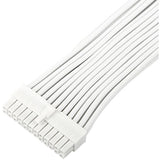 Silverstone sst-pp07e-mbw-v2, 24pin atx verlengkabel (wit, 30 centimeter) - afbeelding 2