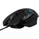 Logitech g502 hero high performance gaming mouse (zwart, 100 - 25.600 dpi, rgb leds)