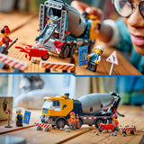 Lego city great vehicles - cementwagen - 6+ jaar - inclusief figuren - afbeelding 6