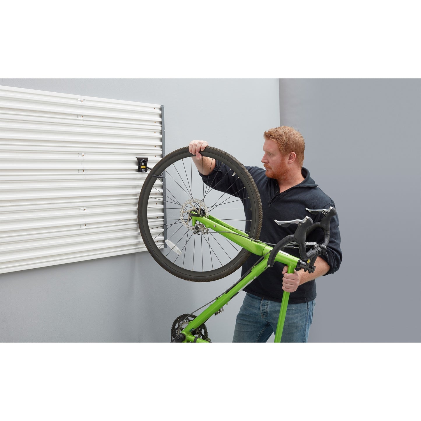 Stanley track wall® fietshaak verticaal