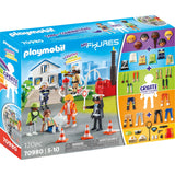 Playmobil figures - my figures: reddingsmissie constructiespeelgoed (70980) - afbeelding 1