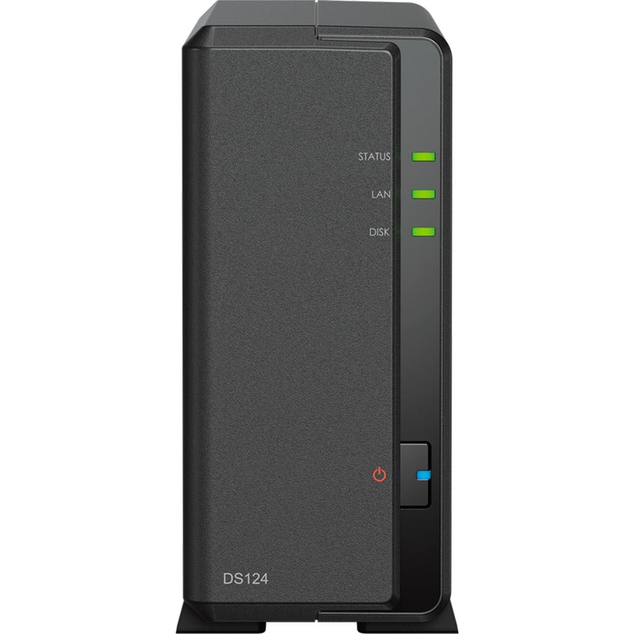 Synology diskstation ds124 nas (zwart, usb-a 3.2 (5 gbit s))