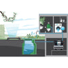 Gardena hydrofoorpomp 6300 silentcomfort (grijs roestvrij staal, bluetooth)