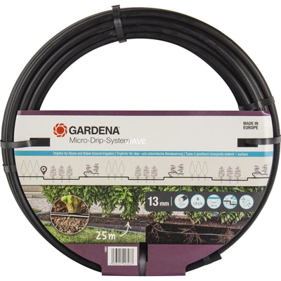 Gardena druppelbuis voor struiken of heggen (25 m) druppelaar (zwart)