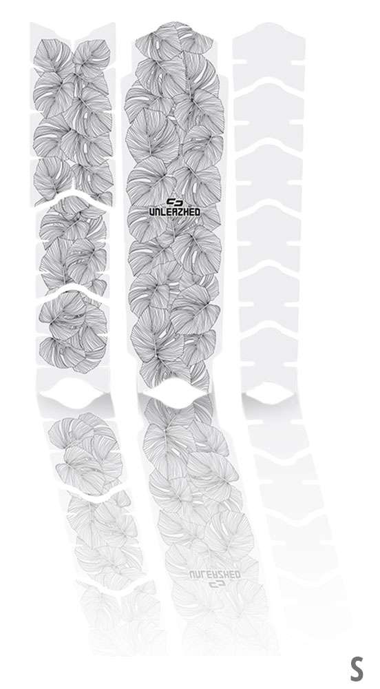 Unleazhed unscratch - frame protection film monstera white matt