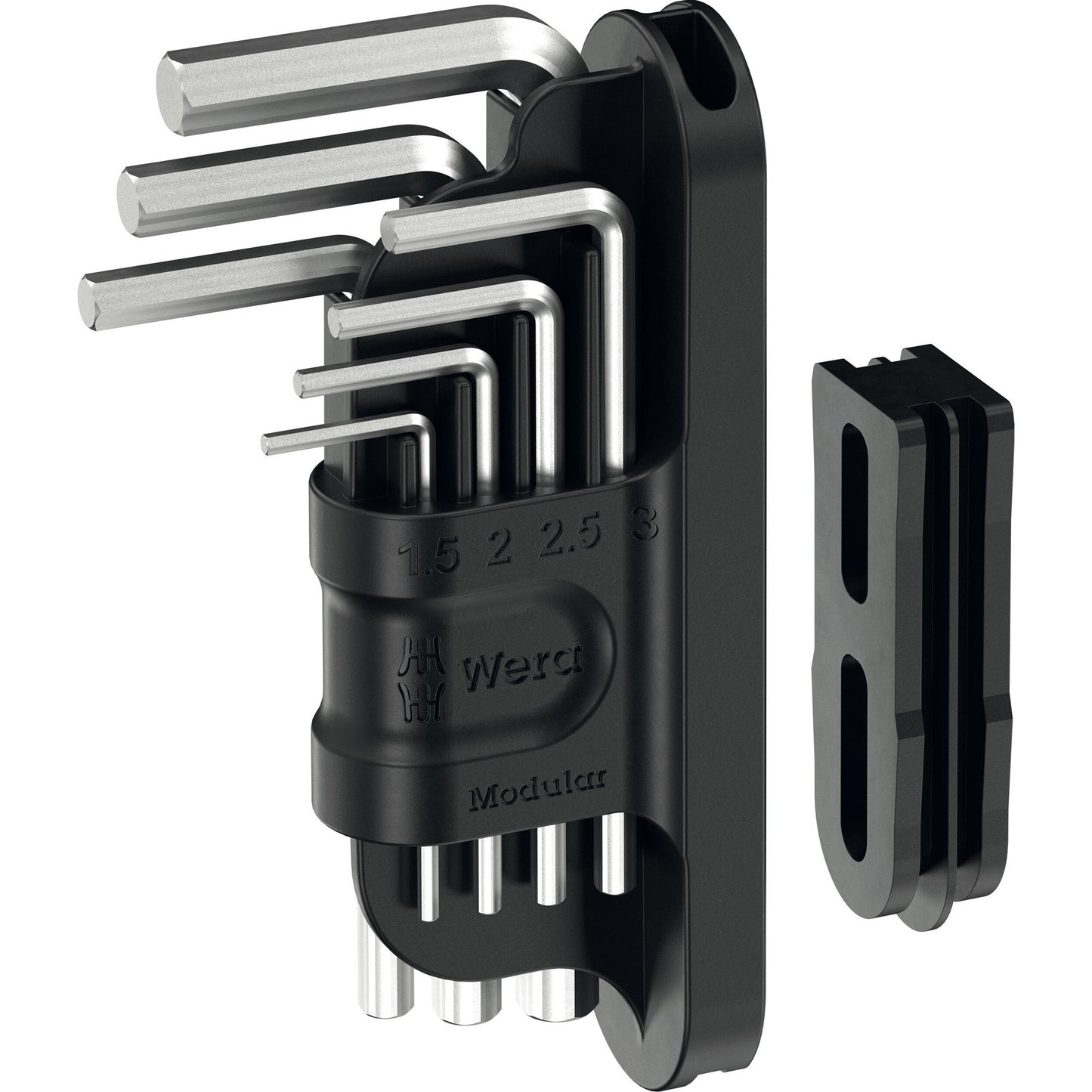 Wera tool-check modular stiftsleutel hex-plus 1, 7‑delig