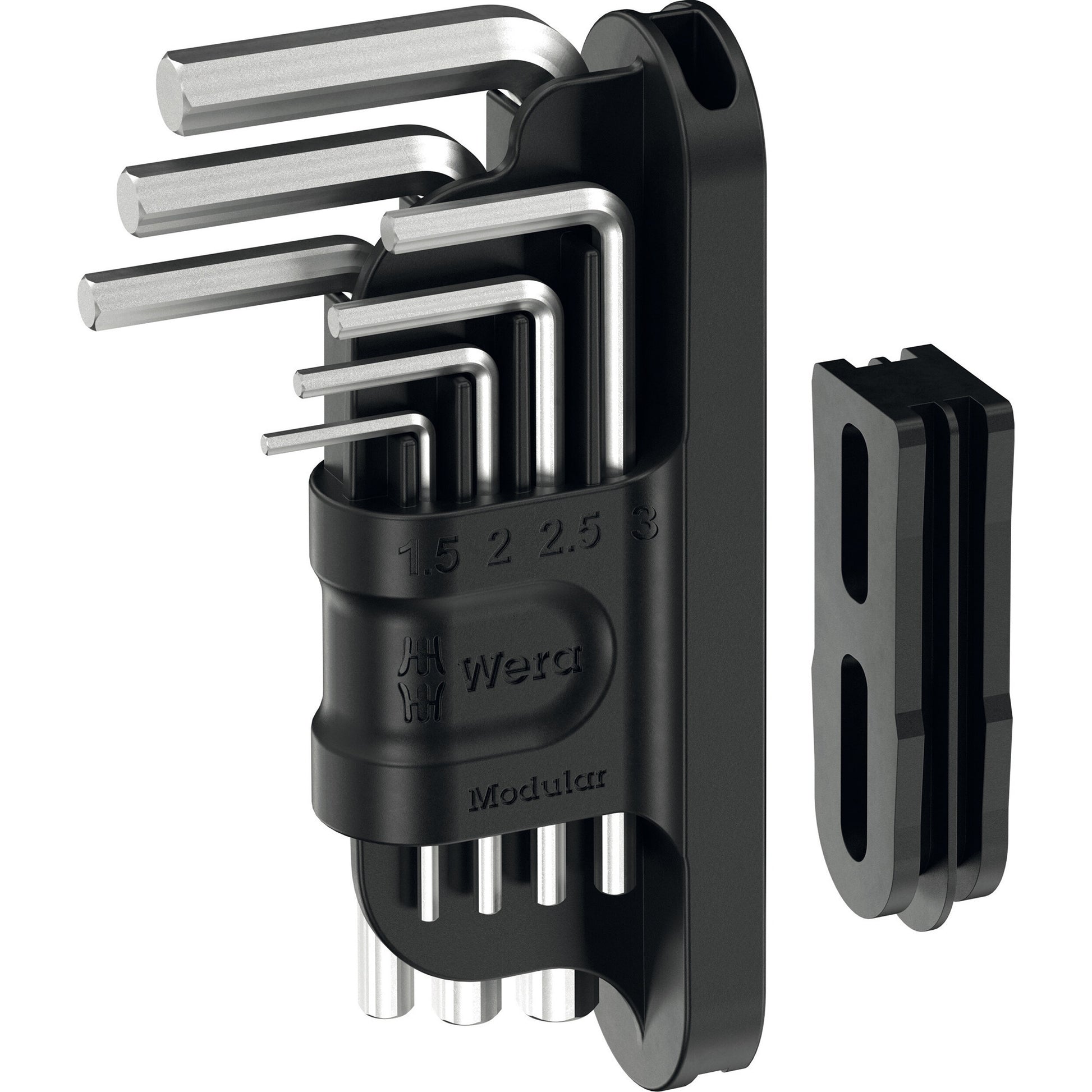 Wera tool-check modular stiftsleutel hex-plus 1, 7‑delig