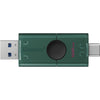 Kingston datatraveler duo 128 gb usb-stick (groen zwart, dtdeg2 128gb)