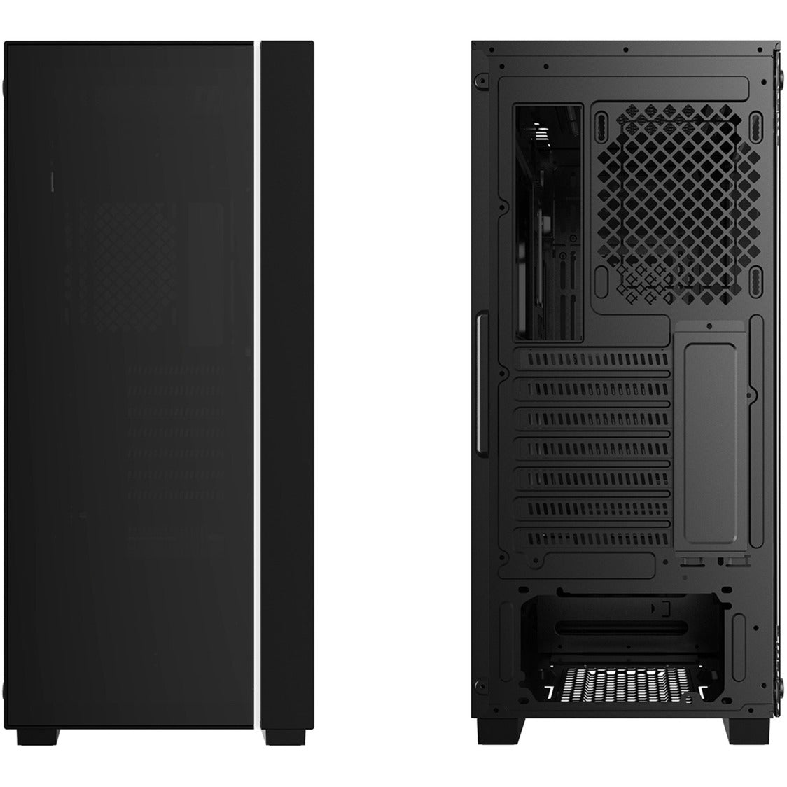 Deepcool matrexx 55 v3 add-rgb 3f midi tower behuizing (zwart | 3x usb-a | rgb | window)