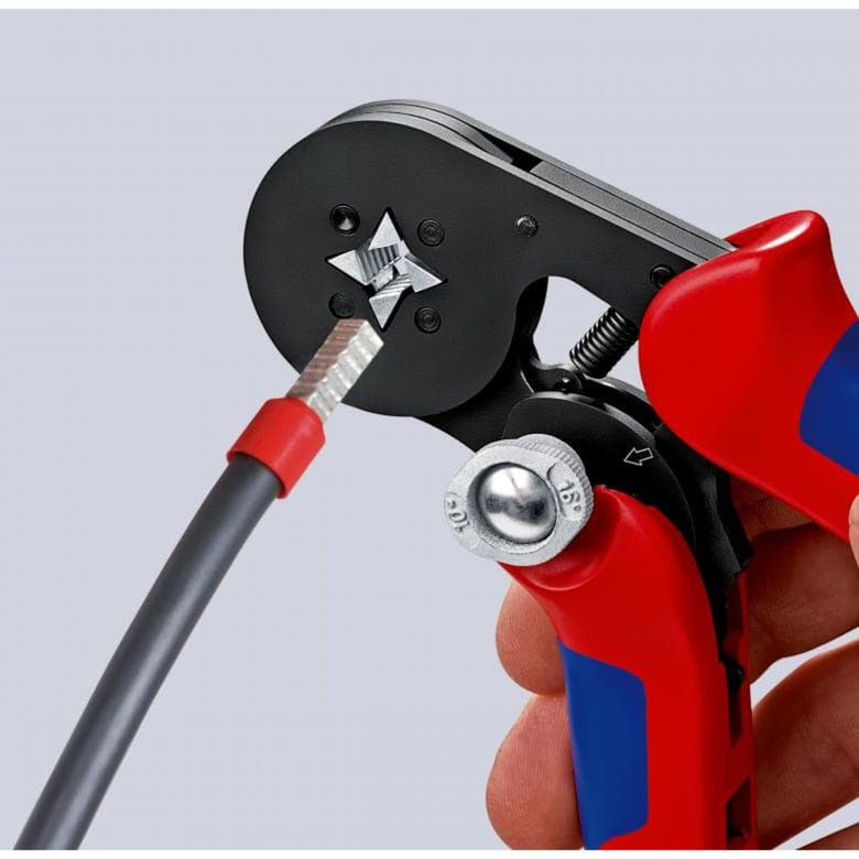 Knipex zelfstellende crimptang - 97 53 04 sb 975304sb