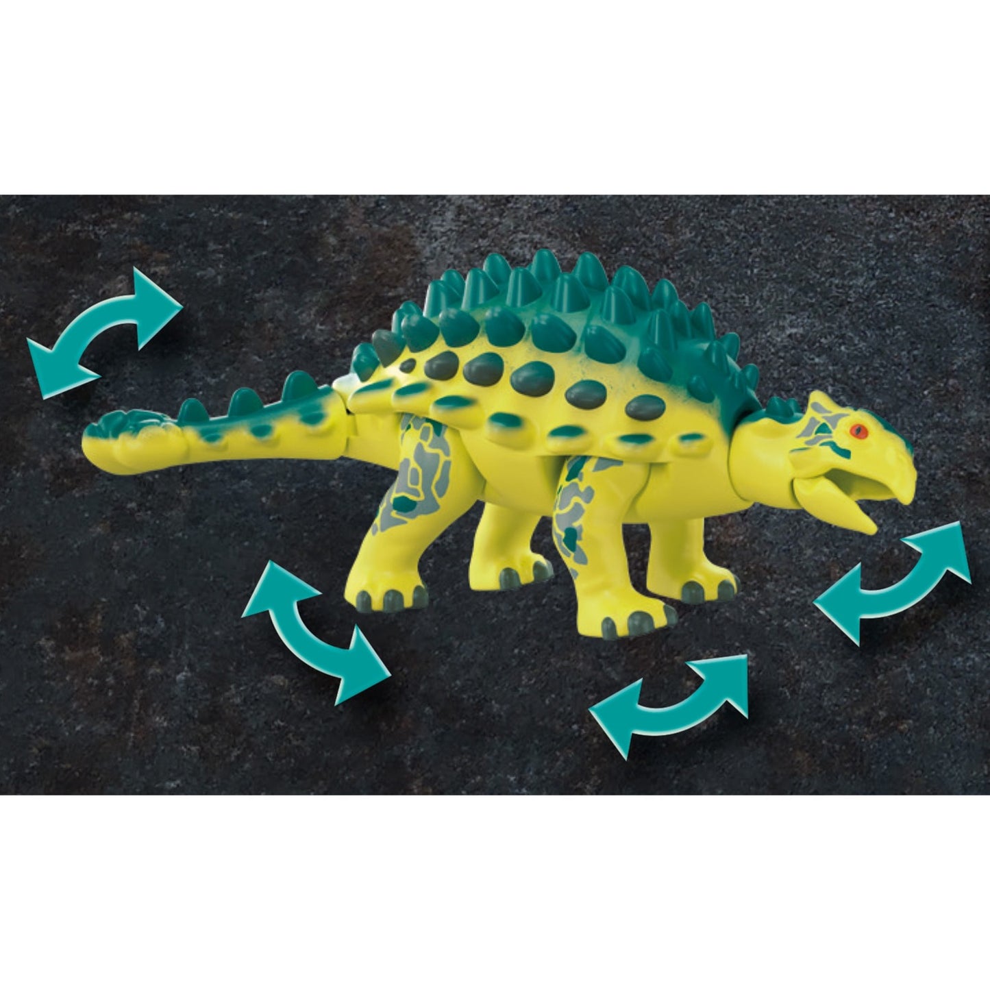 Playmobil dino rise - saichania: verdediging van de vechtersbazen constructiespeelgoed (70626)