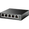 Tp-link tl-sg105mpe 5-port gigabit easy smart switch met 4-port poe+ (120w poe met 30w per poort)