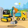 Lego duplo - truck graafmachine met rupsbanden constructiespeelgoed (10931)