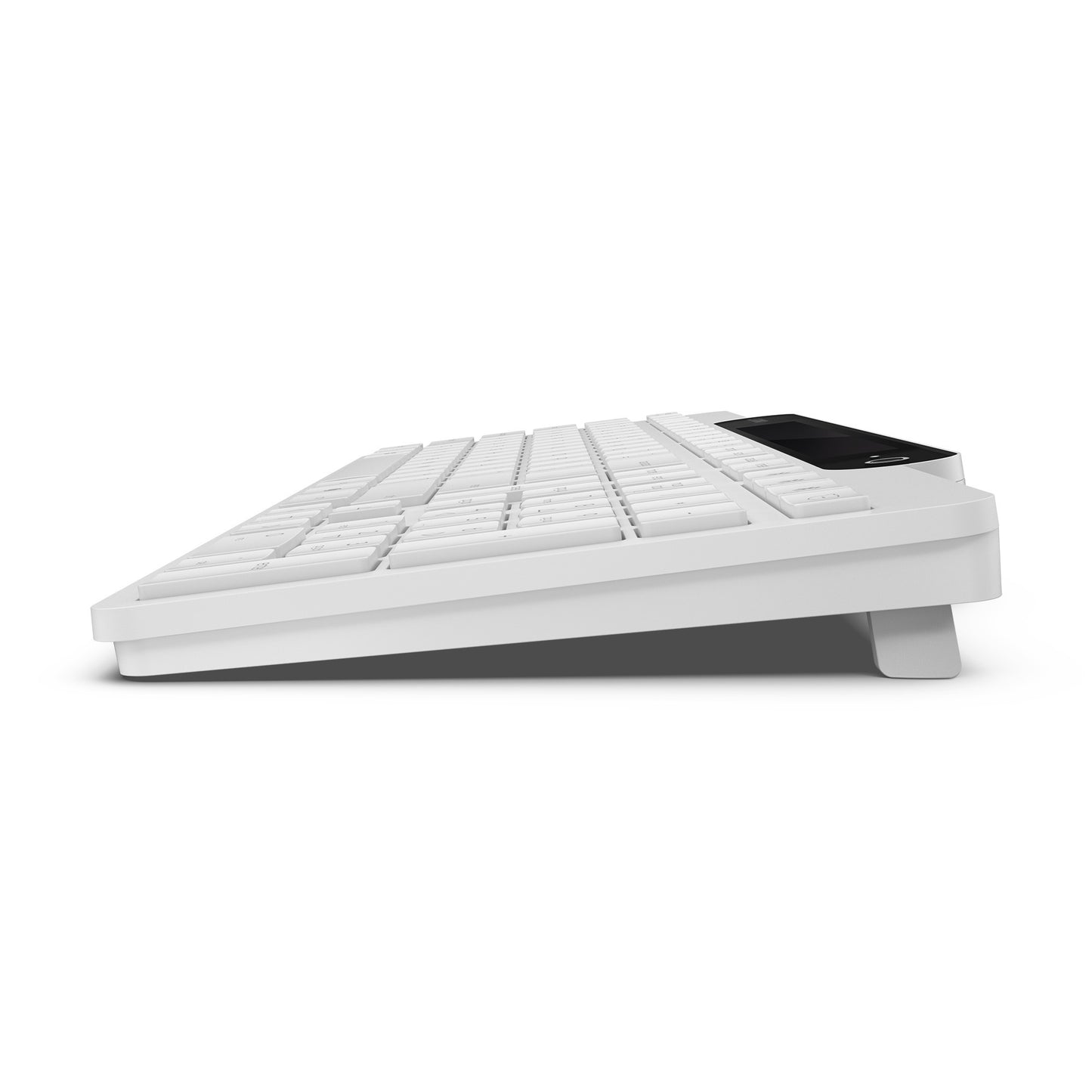 Lenovo 800 self-charging bluetooth keyboard (wit, us lay-out (qwerty), plunger, 100%, plunger switch, bluetooth 5.1, usb-c)