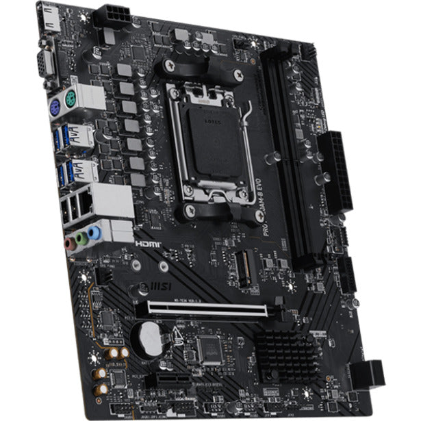 Msi pro a620am-b evo socket am5 moederbord (raid, 2.5gb-lan, sound, µatx)