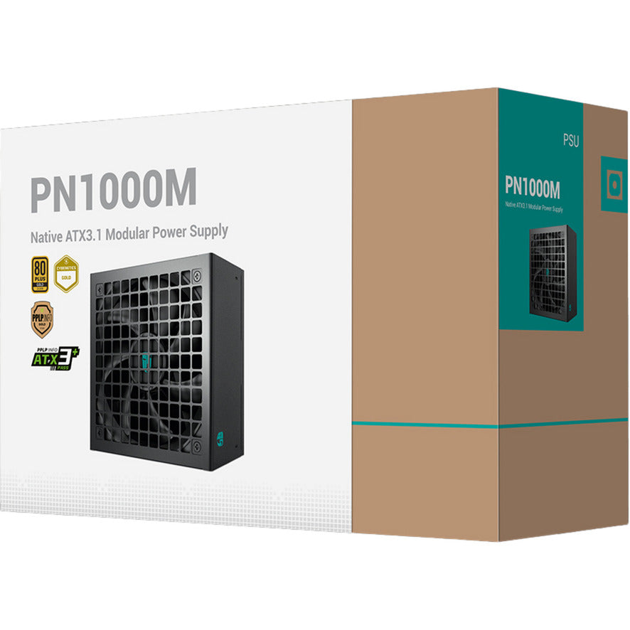 Deepcool pn1000-m modulaire 1000 watt voeding (1x 12v-2x6, 3x pcie)